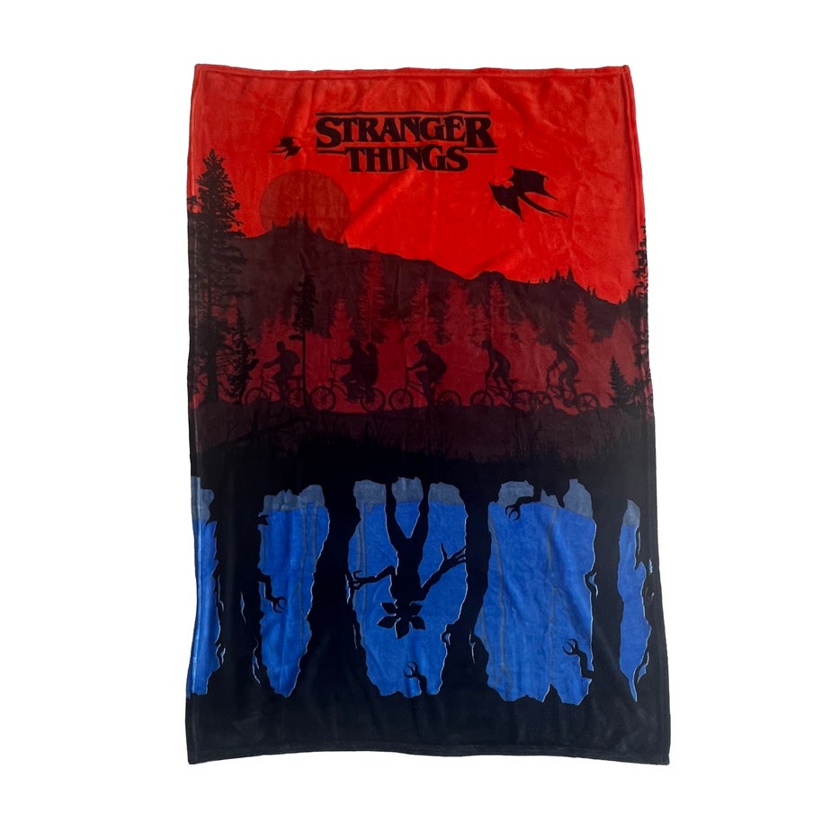 Stranger Things Midnight Panel Throw