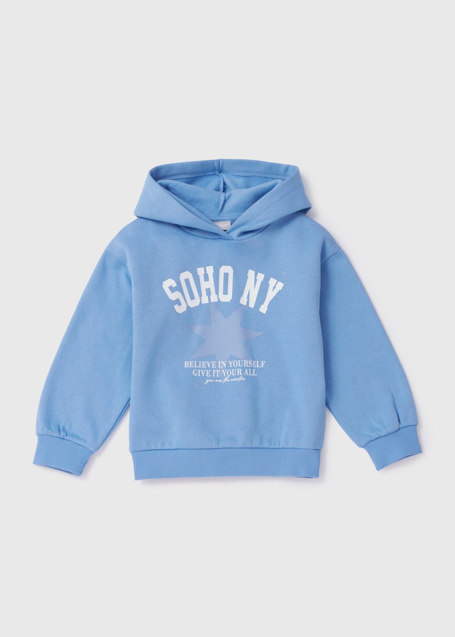 Girls Blue Good Energy Hoodie (7-15yrs)