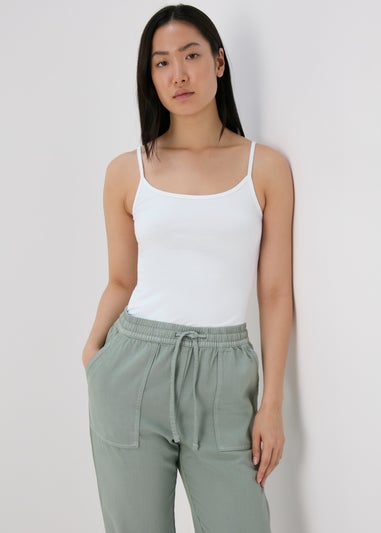 White Basic Cami Top