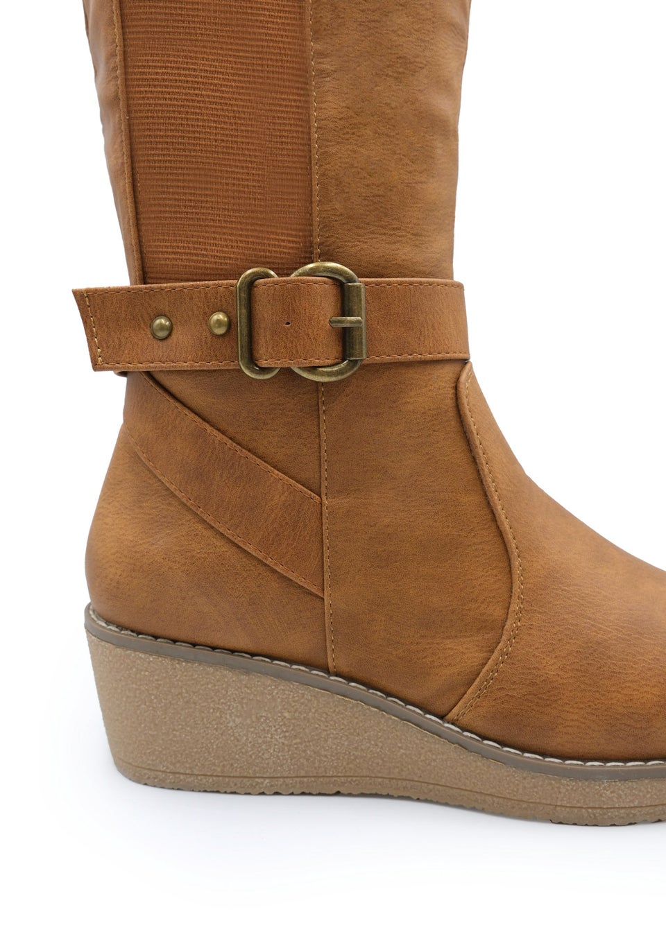 Where's That From Ayleen Knee High Boots In Tan