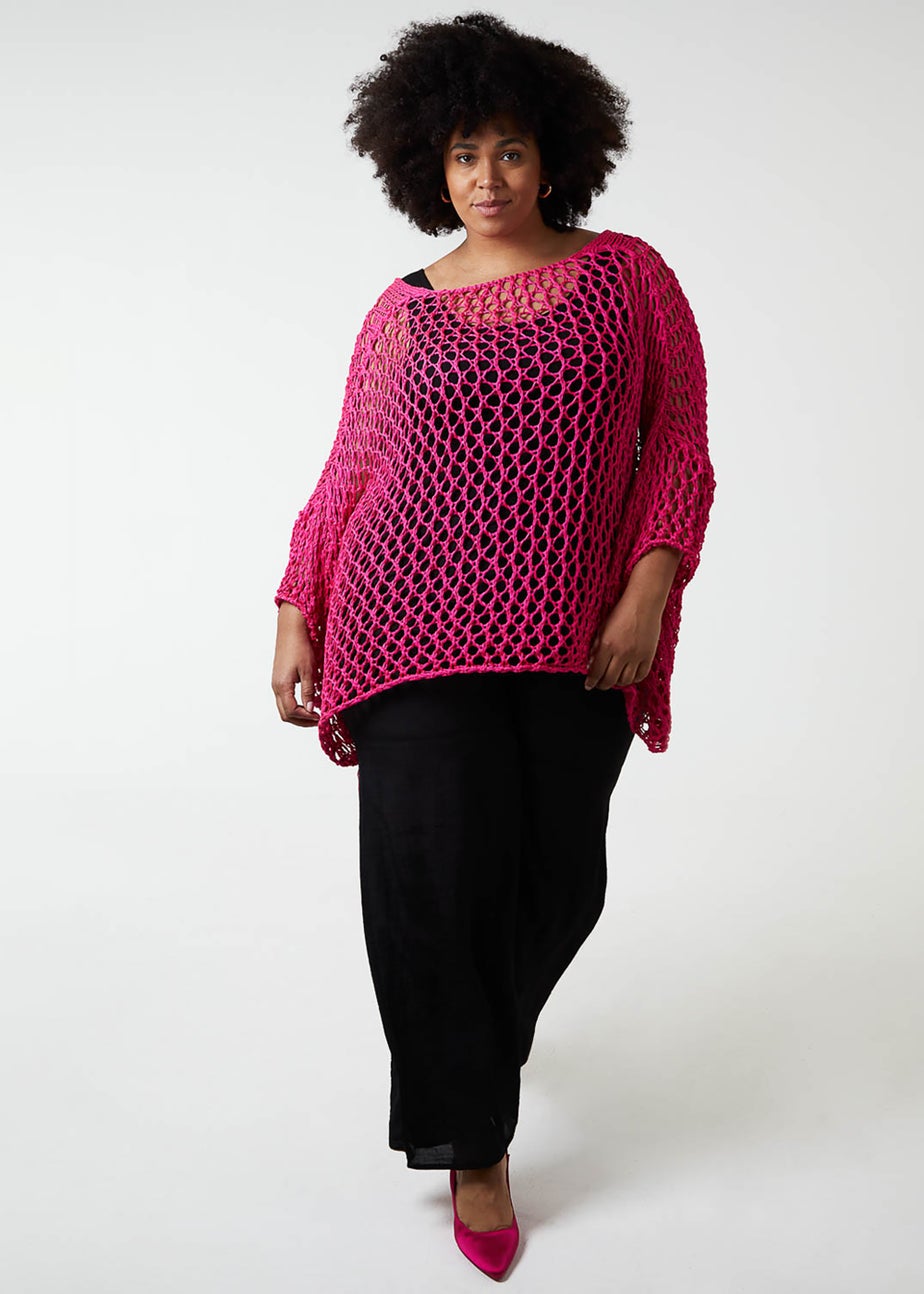 Blue Vanilla Black Curve Wide Leg Trousers