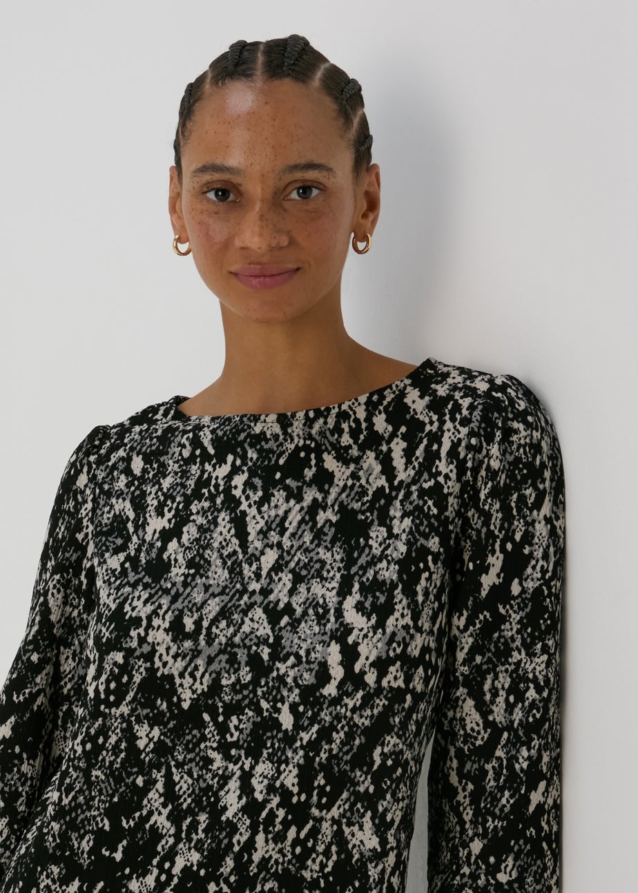 JDY Multicoloured Print Long Sleeve Top