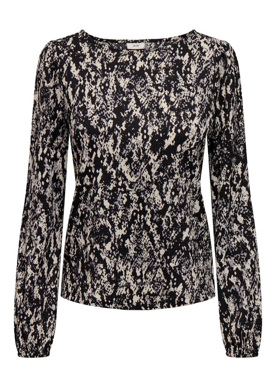 JDY Multicoloured Print Long Sleeve Top