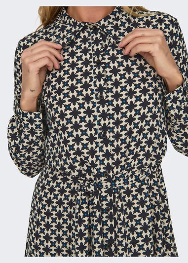 JDY Multicoloured Long Sleeve Shirt Dress
