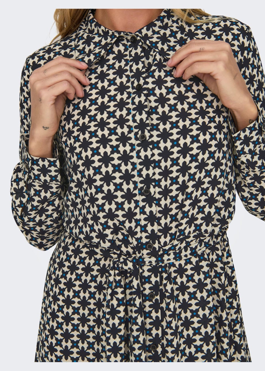 JDY Multicoloured Long Sleeve Shirt Dress