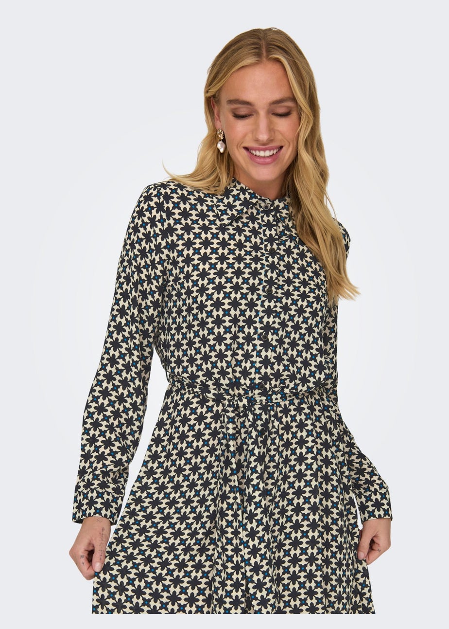 JDY Multicoloured Long Sleeve Shirt Dress