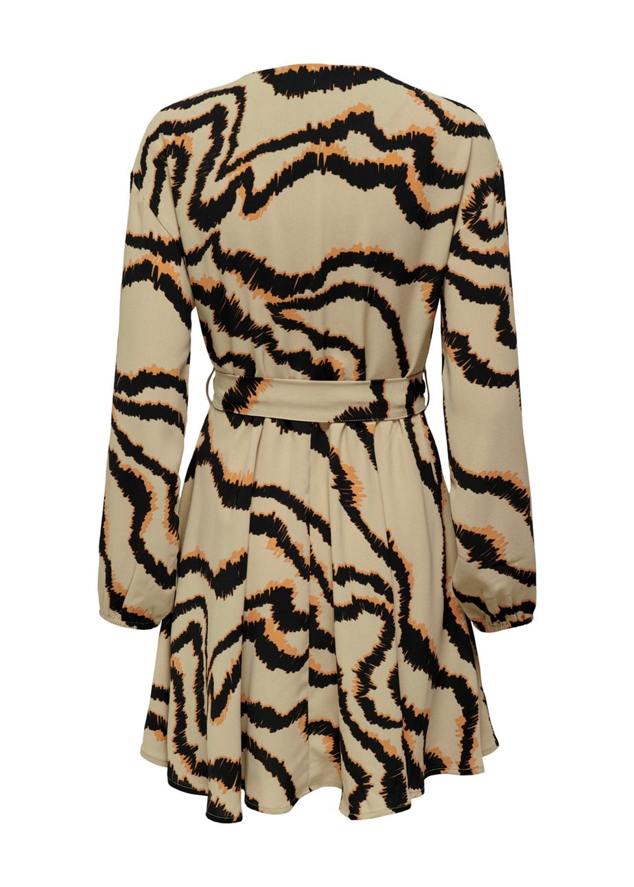 JDY Multicoloured Print Long Sleeve Dress
