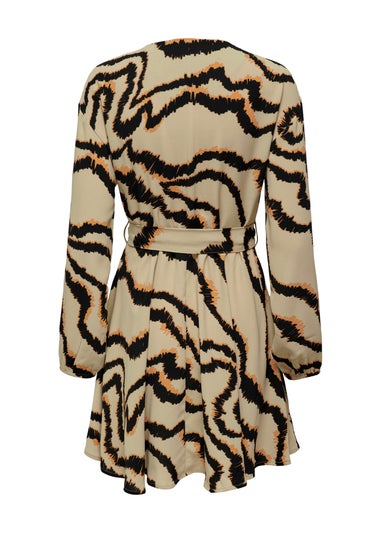 JDY Multicoloured Print Long Sleeve Dress