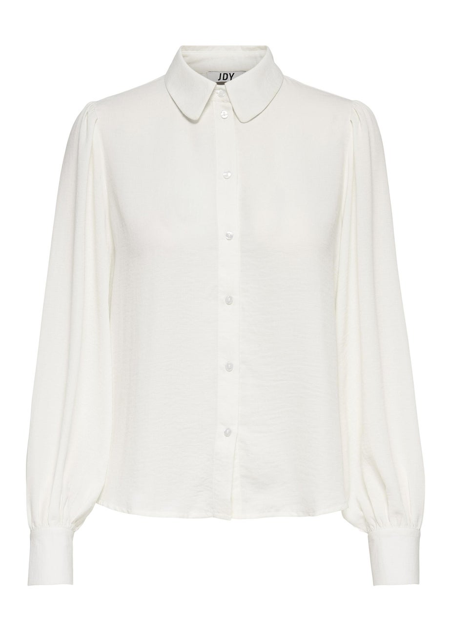 JDY White Button Up Shirt