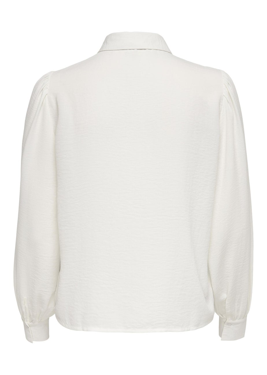 JDY White Button Up Shirt