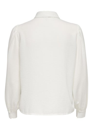 JDY White Button Up Shirt