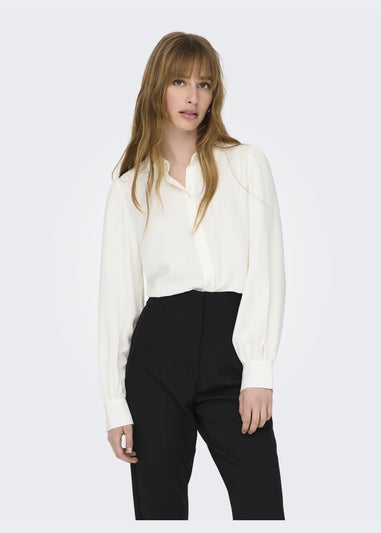 JDY White Button Up Shirt