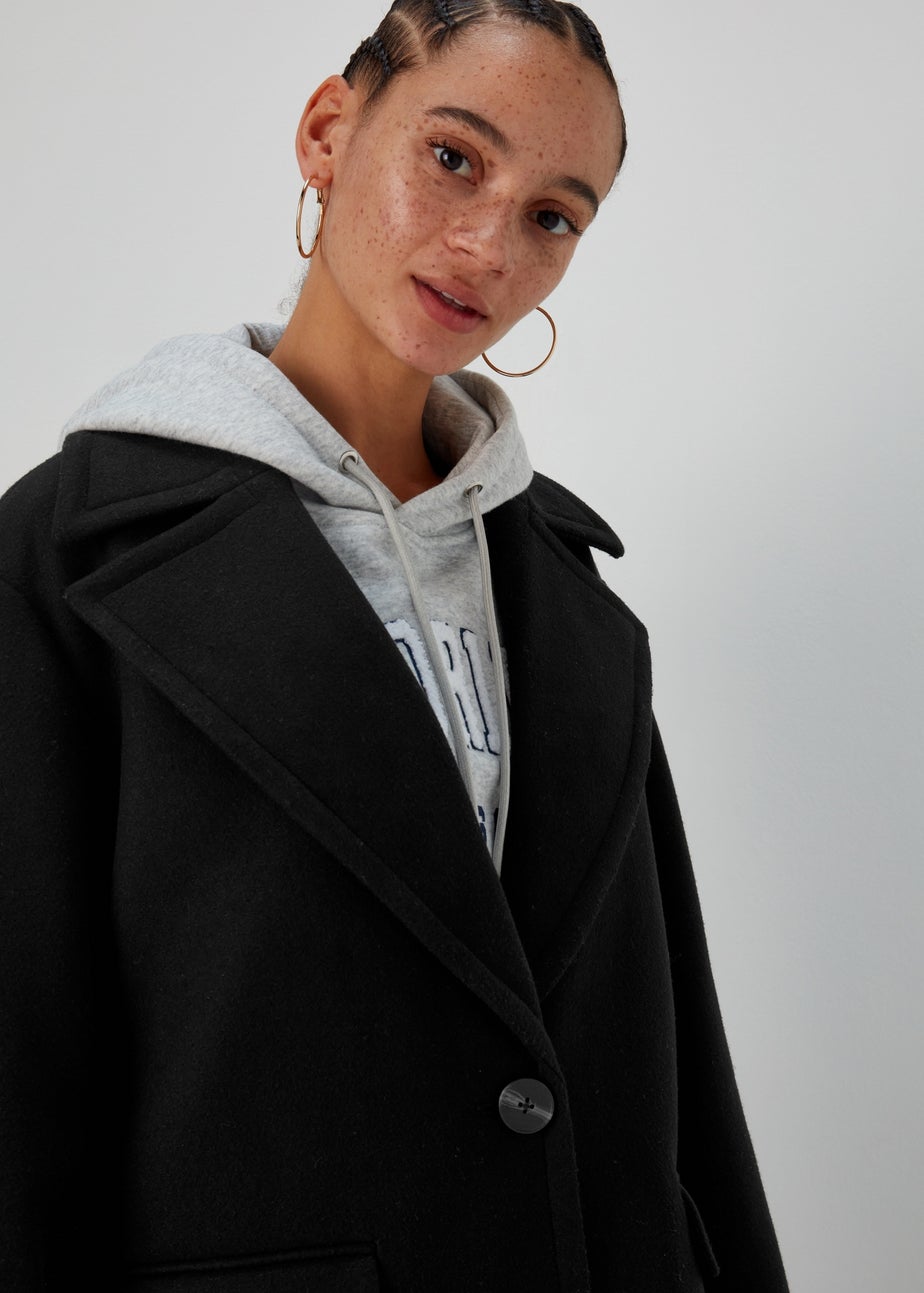 Black Super Long Coat