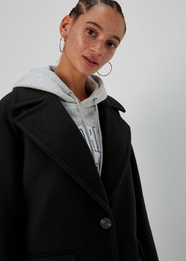 Black Super Long Coat