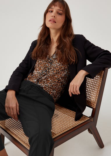 Et Vous Black Tapered Trousers