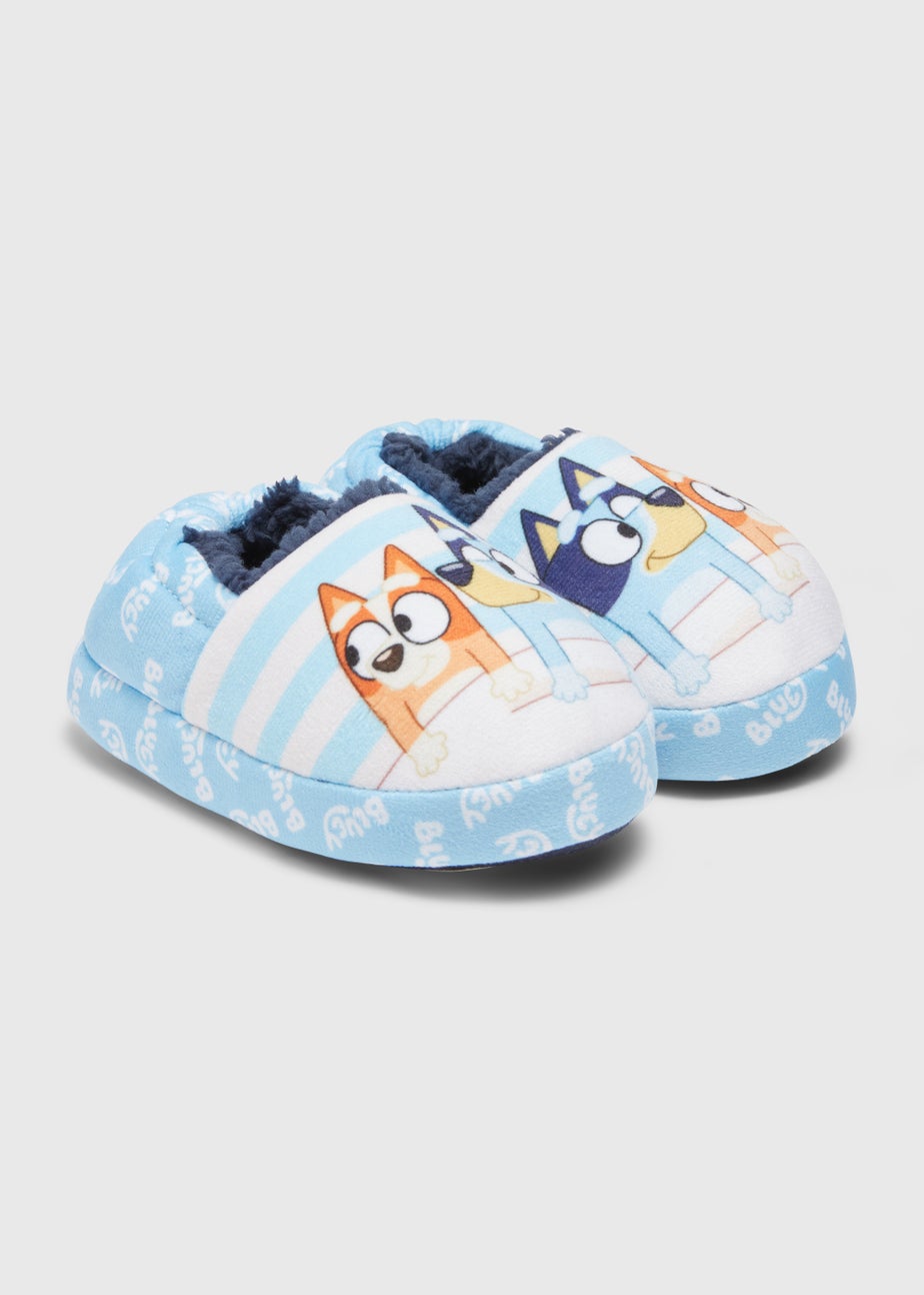 Kids Blue Bluey Slippers (Younger 5-10)