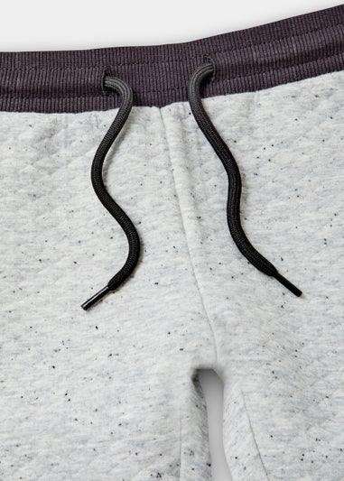 Boys Grey Quilted Hoodie & Joggers Set (1-6yrs)