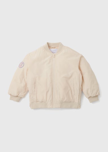 Girls Cream Bomber (7-15yrs)