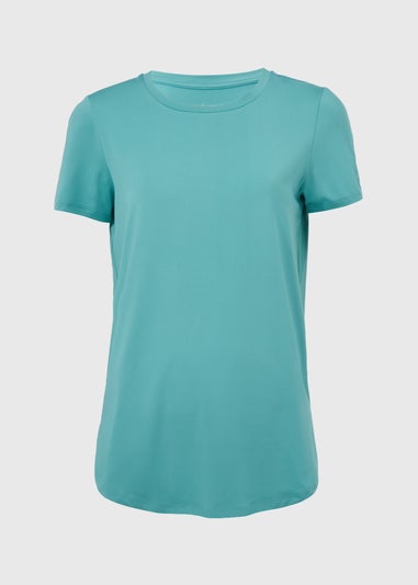 Souluxe Aqua Longline Sports T-Shirt