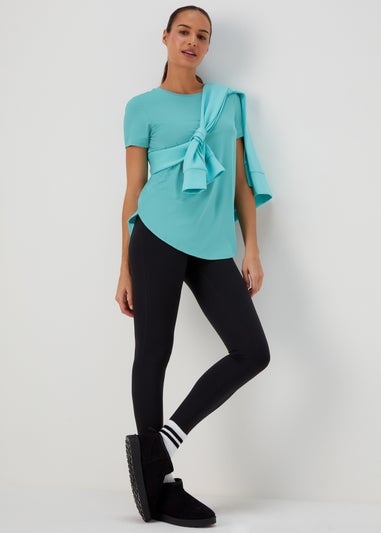 Souluxe Aqua Longline Sports T-Shirt