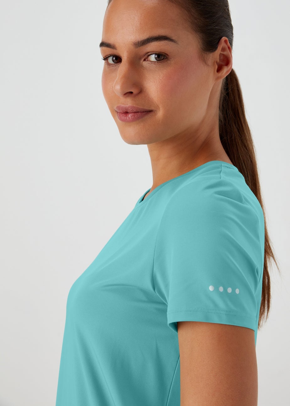 Souluxe Aqua Longline Sports T-Shirt