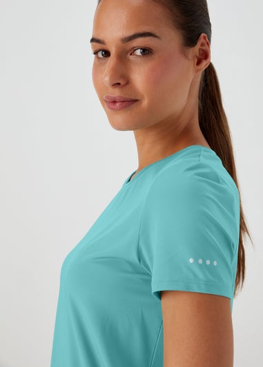 Souluxe Aqua Longline Sports T-Shirt