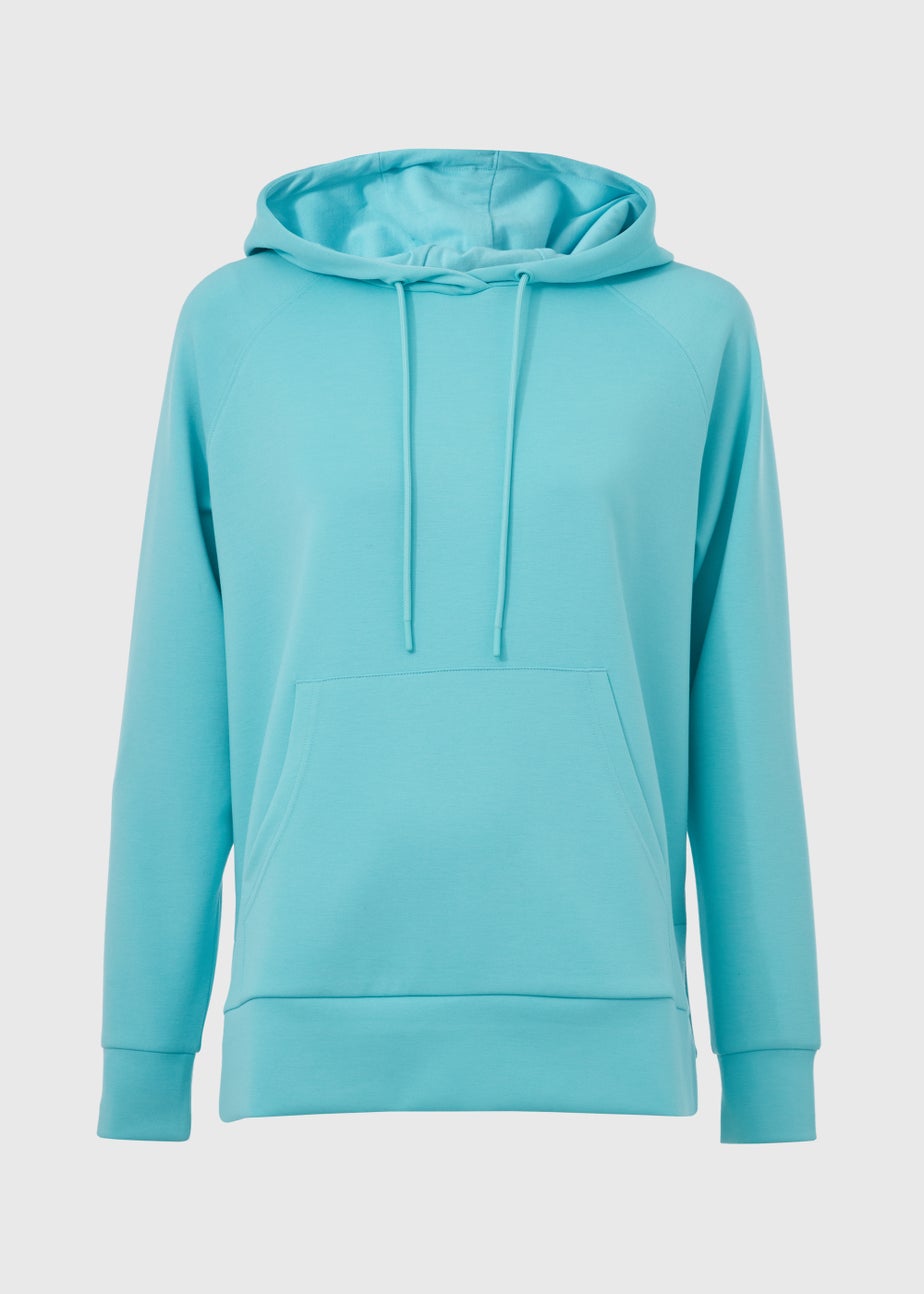 Souluxe Aqua Longline Sports Hoodie