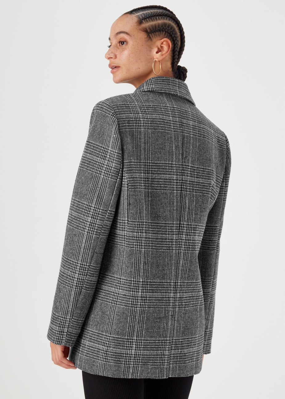 Black & White Check Blazer