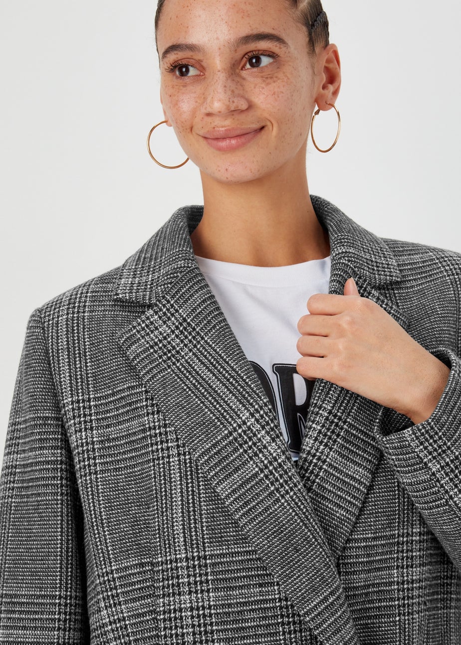 Black & White Check Blazer