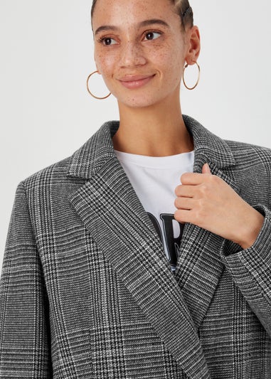 Black & White Check Blazer