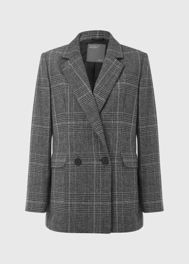 Black & White Check Blazer