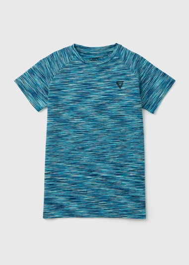 Boys Cobalt Blue Space Dye T-Shirt (7-13yrs)