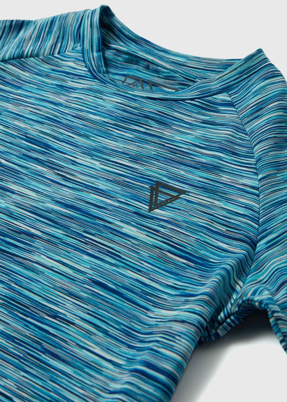 Boys Cobalt Blue Space Dye T-Shirt (7-13yrs)