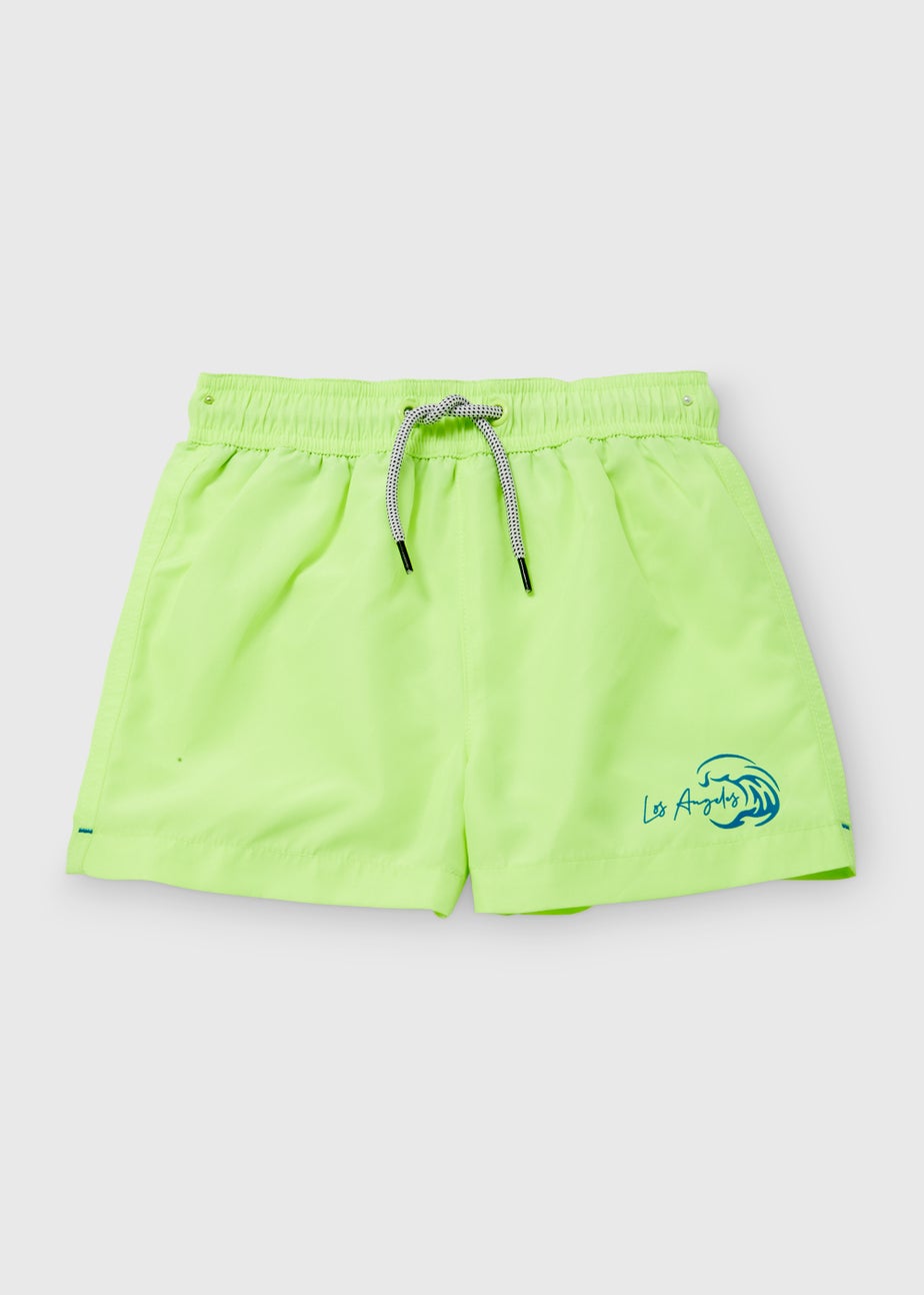 Boys Lime Swim Shorts (1-6yrs)