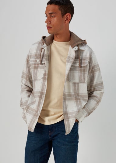 Beige Essential Crew Neck T-Shirt