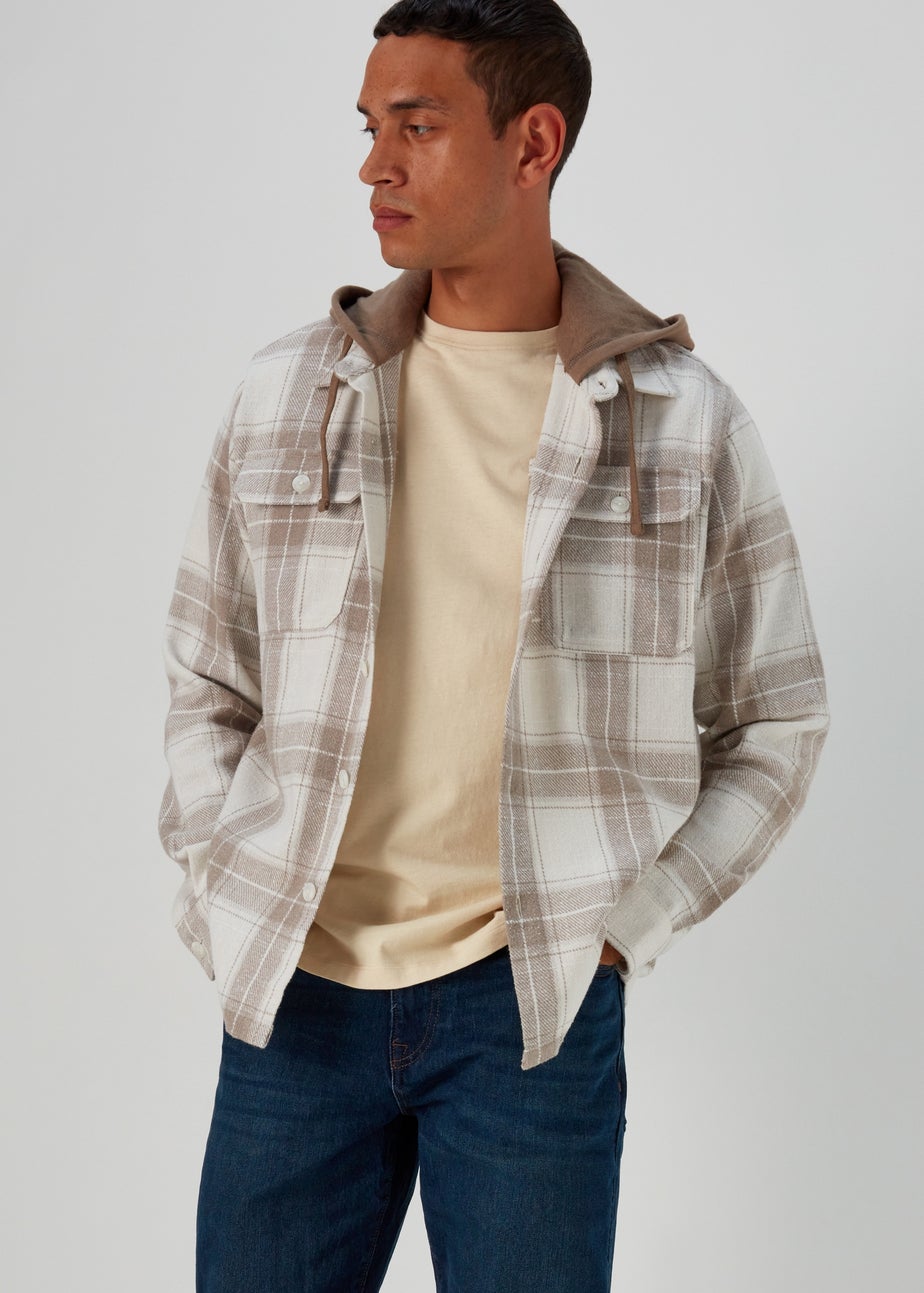 Beige Essential Crew Neck T-Shirt