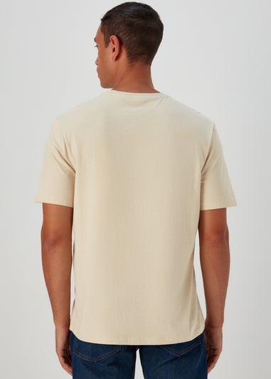 Beige Essential Crew Neck T-Shirt
