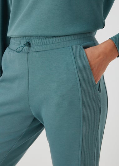 Souluxe Teal Co Ord Sports Joggers