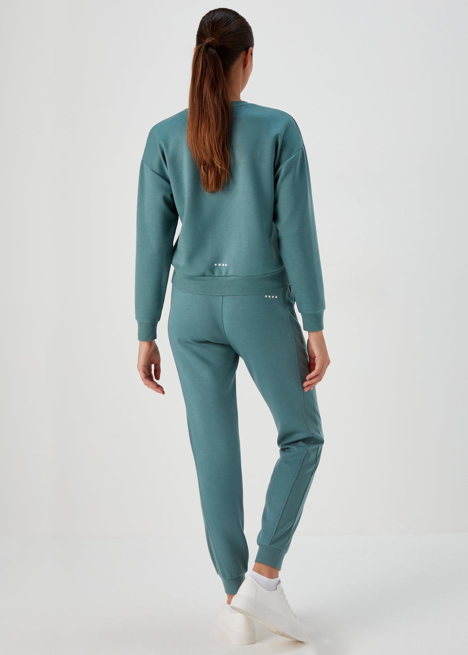Souluxe Teal Co Ord Sports Joggers