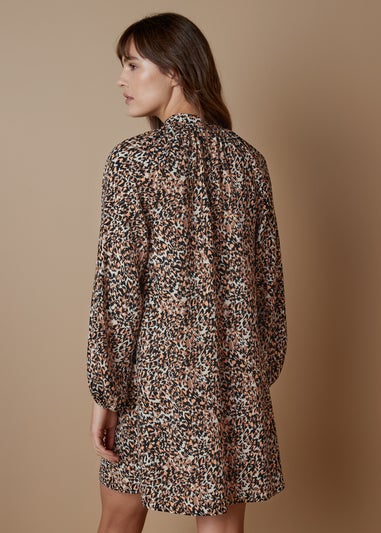 Et Vous Multicoloured Print Tunic Mini Dress