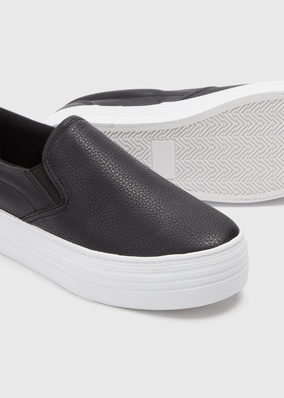 Black Slip On Trainers