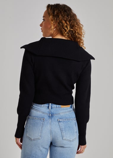 Pink Vanilla Black Zip Up Jumper