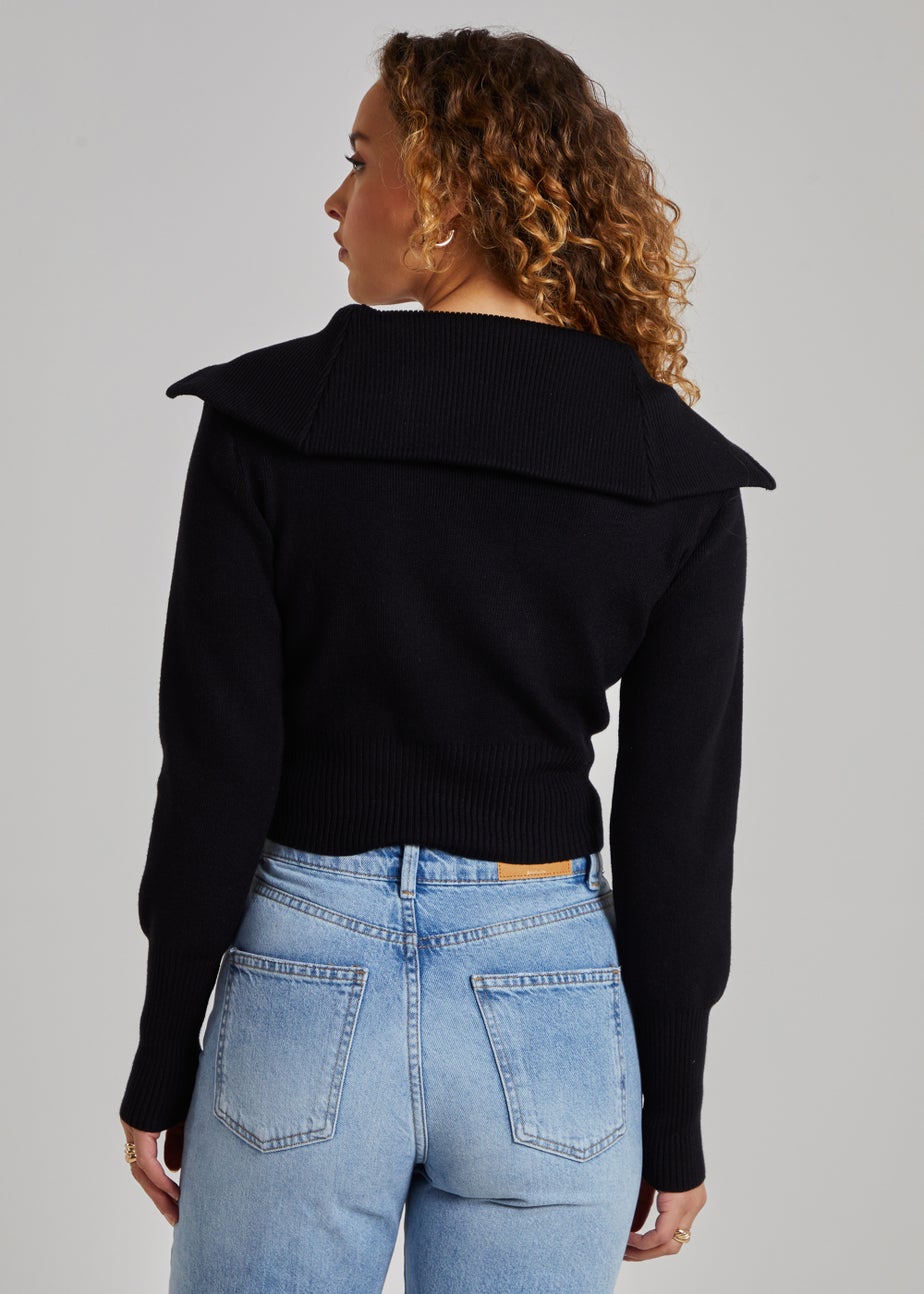 Pink Vanilla Black Zip Up Jumper