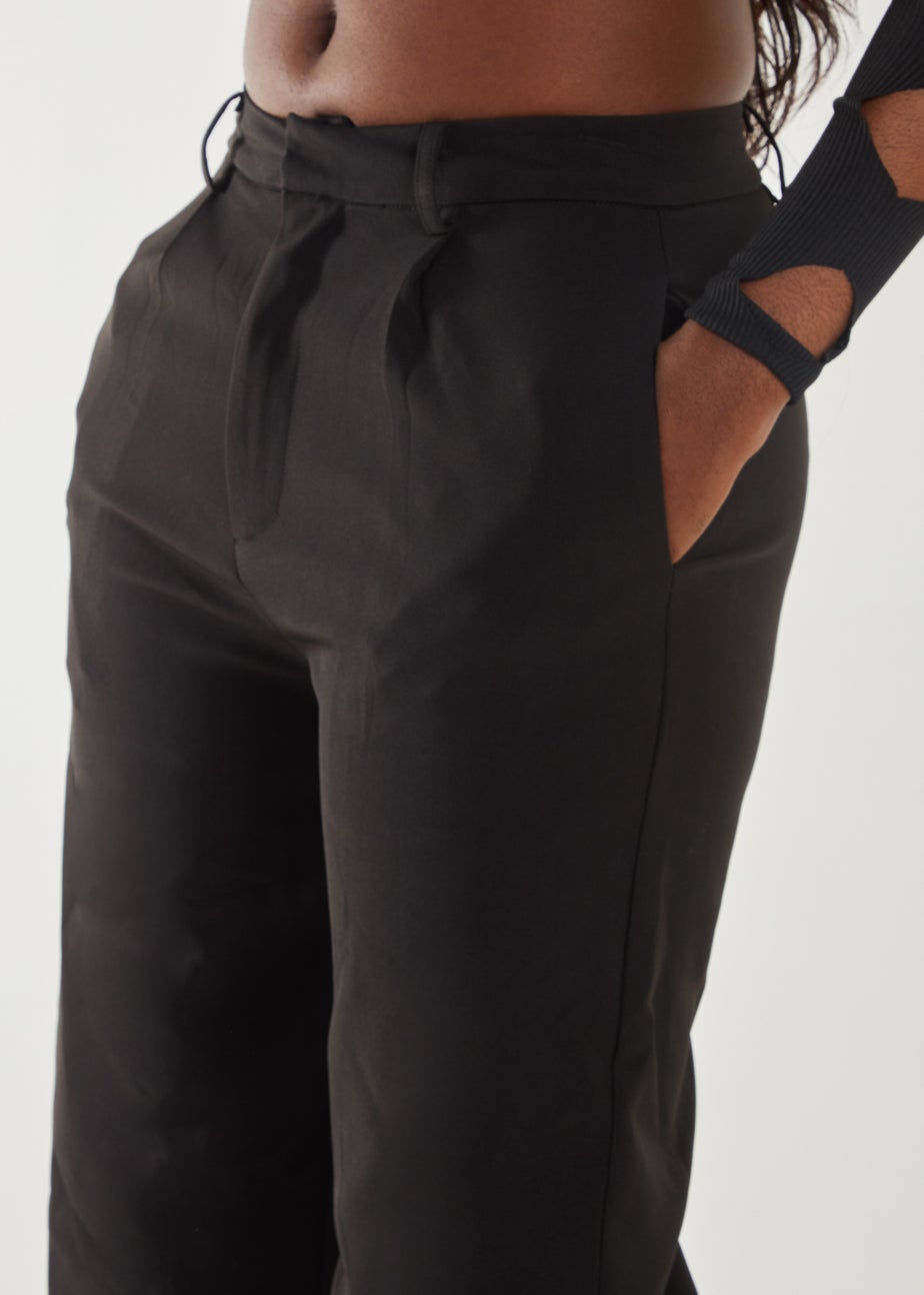 Pink Vanilla Black Wide Leg Trousers