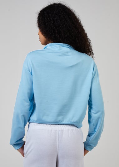 Pink Vanilla Blue Zip Up Sweatshirt