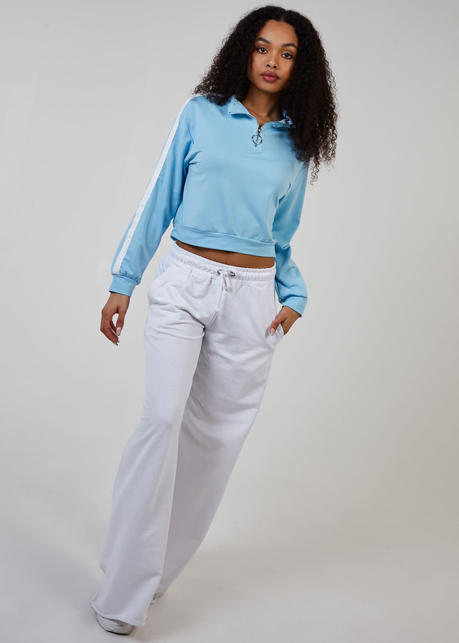 Pink Vanilla Blue Zip Up Sweatshirt