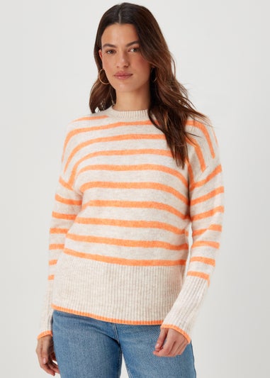 Orange Stripe Jumper