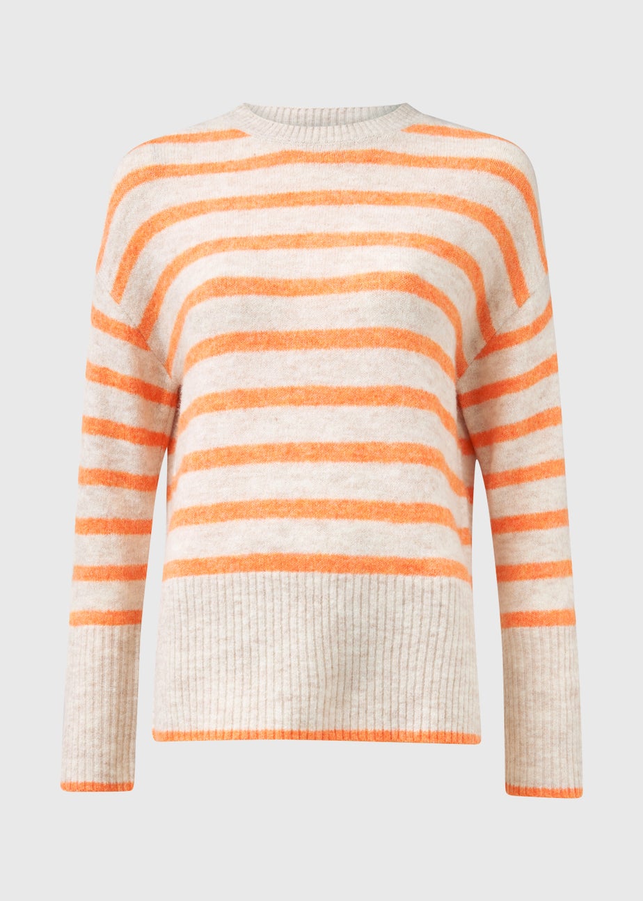 Orange Stripe Jumper