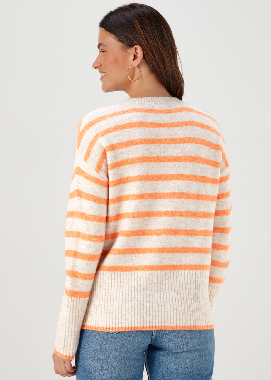 Orange Stripe Jumper