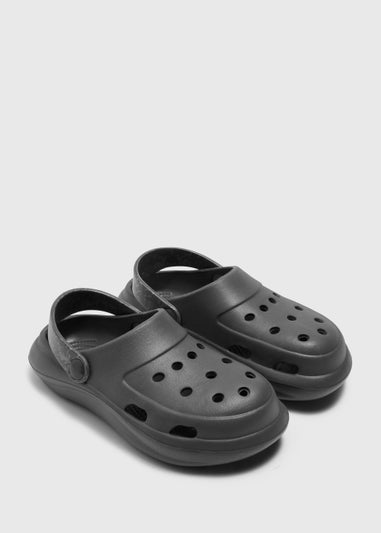 Boys Grey Clogs (Younger 12-Older 6)